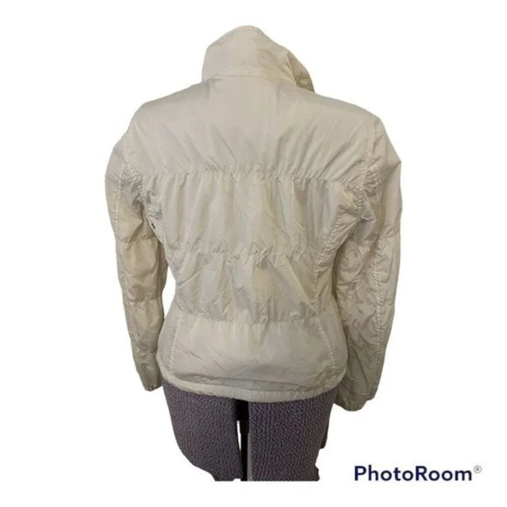 Authentic Prada lightweight off-white puffer jacket s - Picture 5 of 8